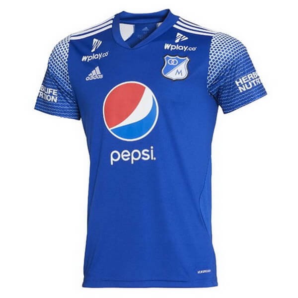 Thailand Trikot Millonarios Heim 2020-21 Blau Fussballtrikots Günstig